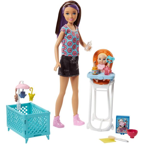 Barbie Skipper Babysitters Inc. Doll and Feeding Playset Discount