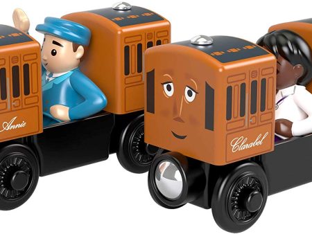 Thomas & Friends Wood Annie & Clarabel Passenger Coaches on Sale