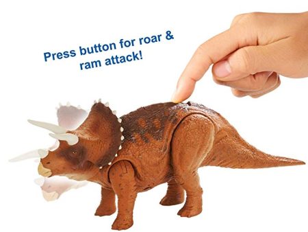 Jurassic World Roarivores Triceratops Figure For Discount