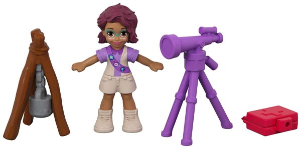 Polly Pocket Tiny Pocket Places Camping Compact! Shani Doll Online