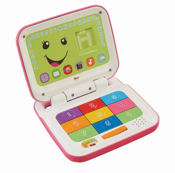 Laugh & Learn Smart Stages Laptop, Pink White Hot on Sale