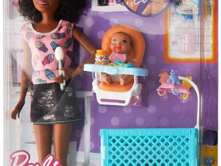 Babysitters Inc. Nikki Doll and Feeding Playset Online now