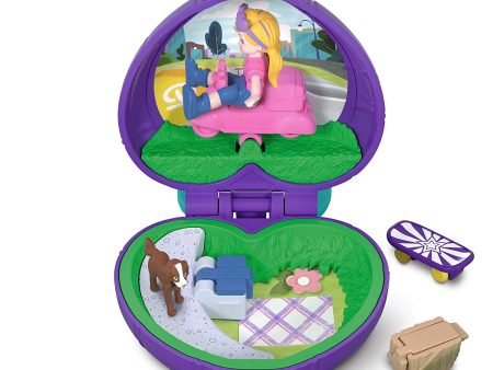 Polly Pocket Tiny Pocket World, Polly & Peaches on Sale