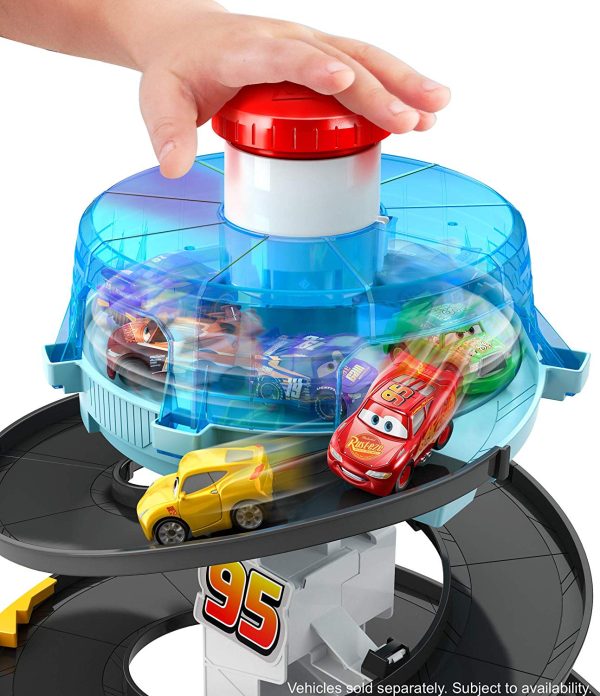 Disney Pixar Cars Mini Racers Rust-eze Spinning Raceway Playset Cheap