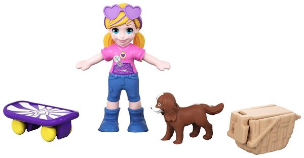 Polly Pocket Tiny Pocket World, Polly & Peaches on Sale