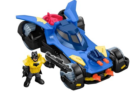 Imaginext DC Super Friends Deluxe Batmobile Vehicle with Batman Figure Online now