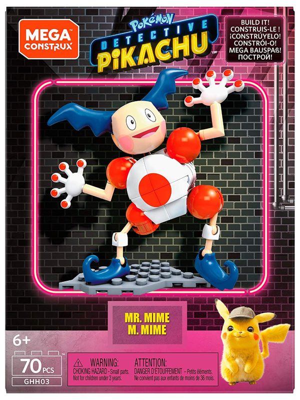 Mega Construx Pokemon Detective Pikachu Mr. Mime Figure Hot on Sale