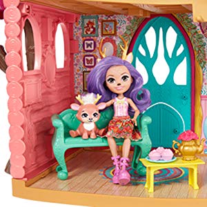 Enchantimals Cozy Deer House Playset Danessa Deer Doll & Sprint Figure Supply