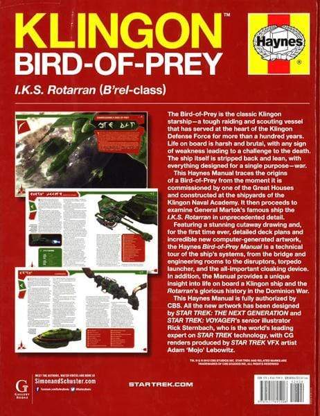 Klingon Bird-Of-Prey Owner s Workshop Manual (Star Trek) Online now